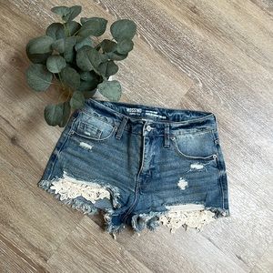 Mossimo High Rise Denim Shorts Size 2/26